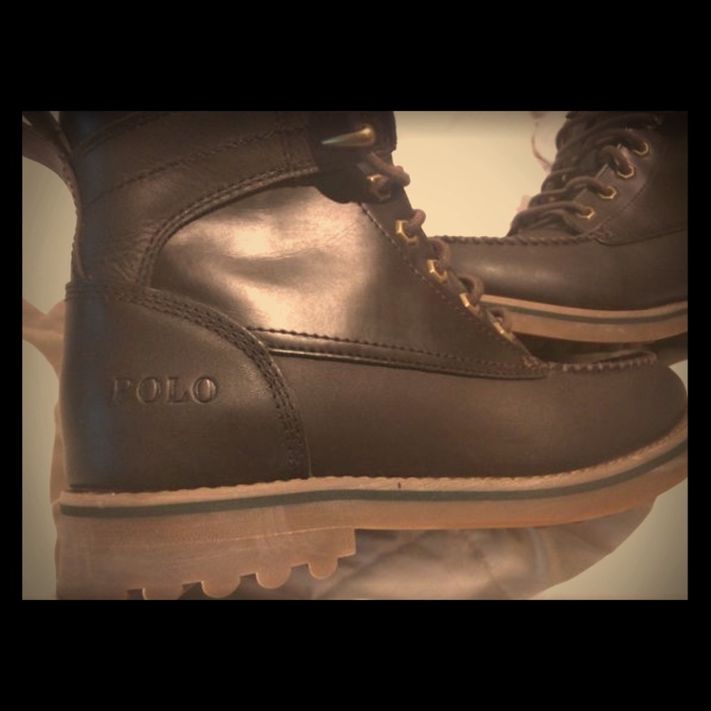 Polo Ralph Lauren leather boots